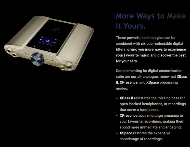 iFi iDSD Valkyrie Portable DAC DAP music player Brand New - GreshamTech