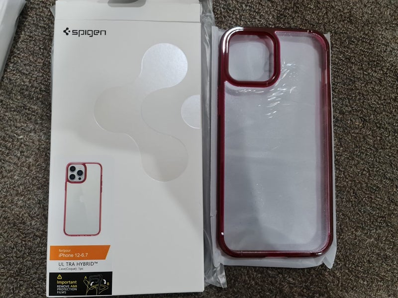 Spigen iPhone 12 Pro Max / 12Pro Max (6.7) Ultra Hybrid Case Red (0245) - GreshamTech