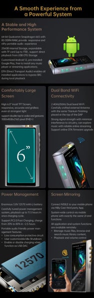 Cayin N30LE high end Music Player Portable DAC AK4499x2 Brand New - GreshamTech