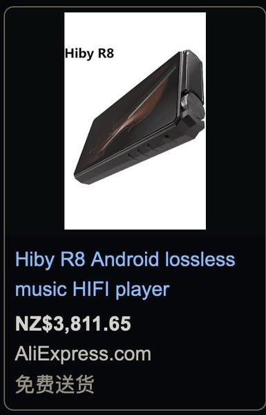 Hiby R8 4G Cellular LTE portable DAC Player High fidelity DAP android Brand New - GreshamTech