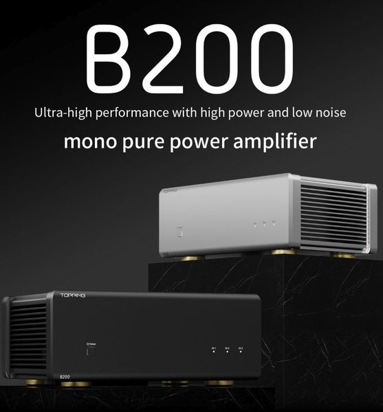 TOPPING B200 Speaker Amplifier High Fidelity Brand New (Pair) - GreshamTech