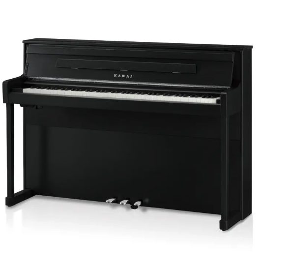 KAWAI CA901 / CA99 DIGITAL PIANO MODERN BLACK INCLUDES MATCHING BENCH Brand New - GreshamTech