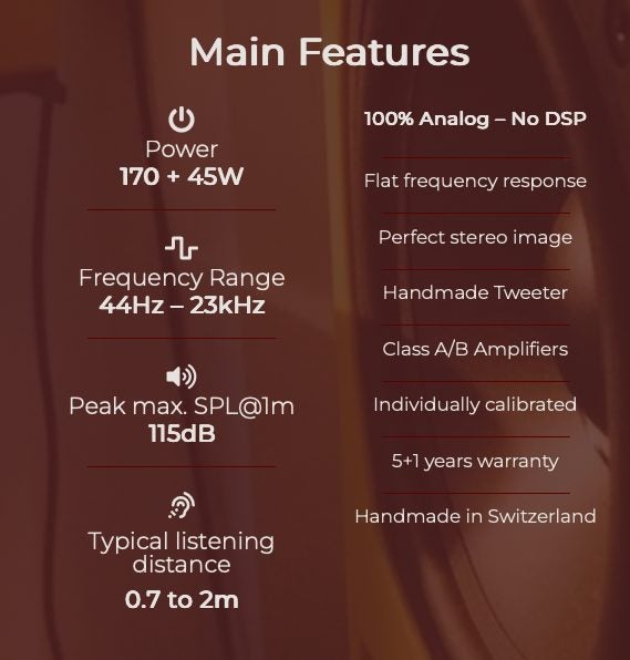 PSI Audio A17-M Broadcast Monitor Speaker Brand New (Pair) - GreshamTech