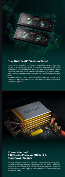 iBasso PB5 OSPREY Dual Nutube 6P1 Vacuum Balanced Tubes - GreshamTech