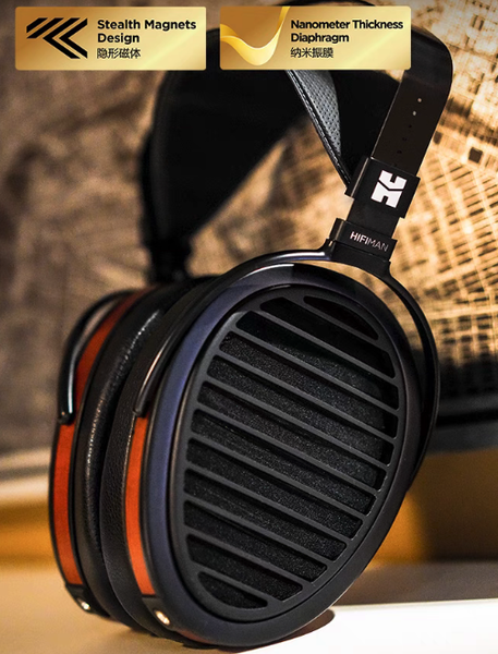 Hifiman Arya Organic Open-Back Planar Magnetic Headphones Brand New - GreshamTech