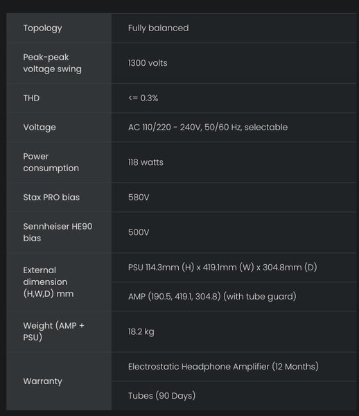 Woo Audio WES Electrostatic Headphone Amplifier Like New condition - GreshamTech