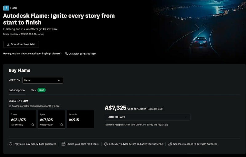 Autodesk Flame 2025 for mac forever license ( authentic ) - GreshamTech