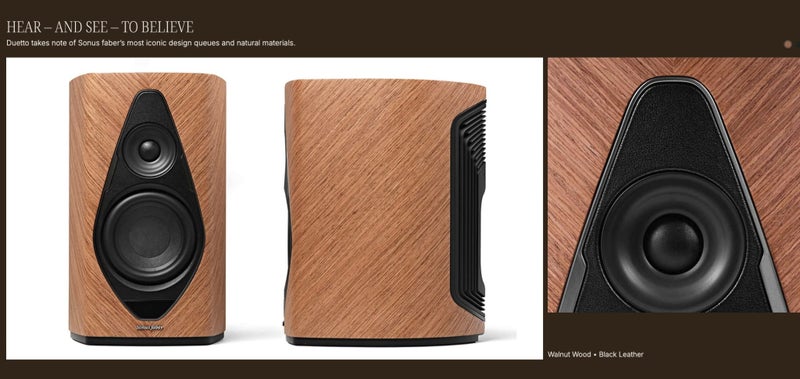 Sonus Faber Duetto Wireless Bluetooth Speaker Brand New - GreshamTech