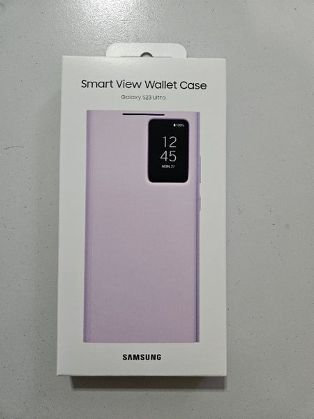 Samsung Galaxy S23 Ultra 5G Smart View Wallet Case Pink Brand New 0663 - GreshamTech