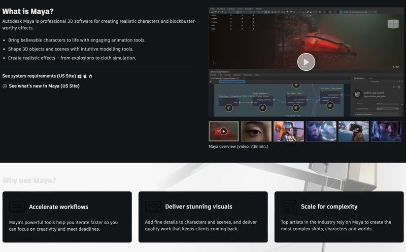 Autodesk Maya 3D animation and visual effects software Authentic 3 years license - GreshamTech