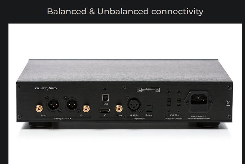 GUSTARD A22 DAC MQA Ak4499x2 DAP Music Player Like New - GreshamTech