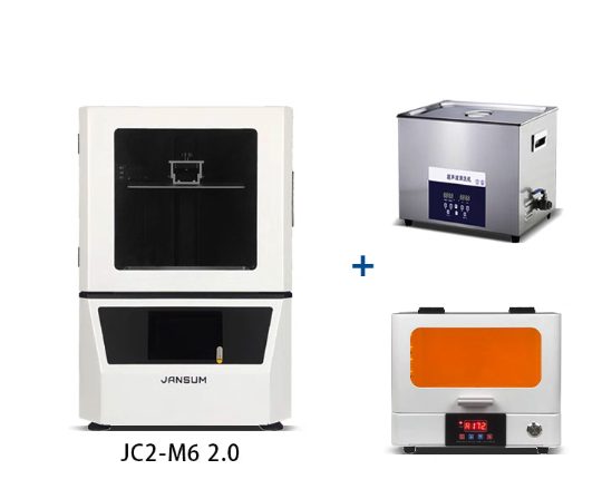 Jansum JC2-M6 Jewelry Design 3D Printer + UV Curing + Cleaning Box Set - GreshamTech