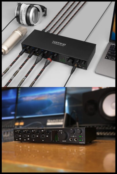 Topping E4x4 Pre Audio Interface recording device USB Brand New - GreshamTech