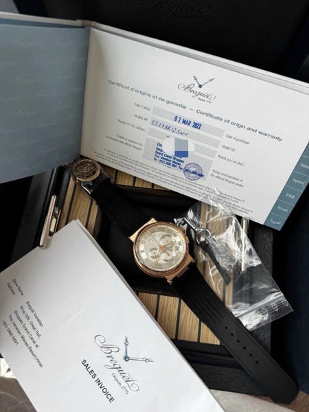 Breguet 5527BR/12/5WV Automatic Mens Watch 18K Gold Like New - GreshamTech