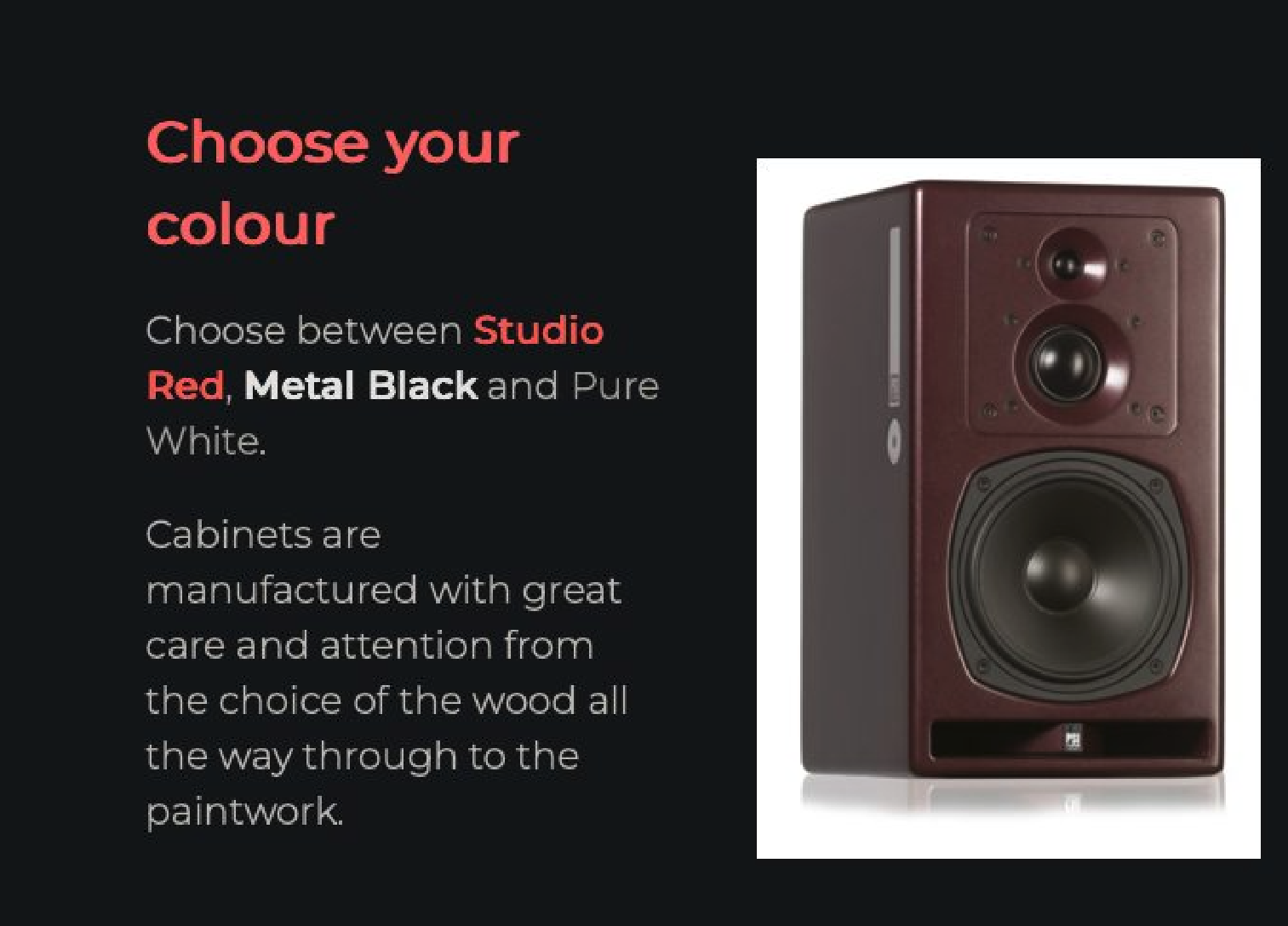 PSI Audio A25-M Studio Monitor Speaker Brand New - GreshamTech