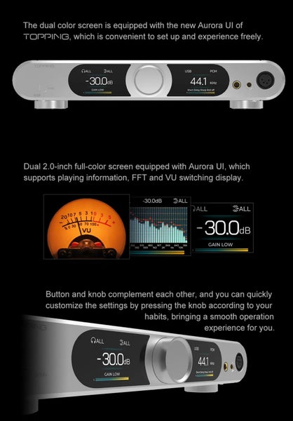 Topping DX9 DAC High Fidelity Music Player AK4499 Brand New - GreshamTech