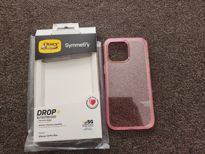 iPhone 15 Pro Max 15Pro Max otterbox Symmetry Case (0406) Shiny Pink - GreshamTech