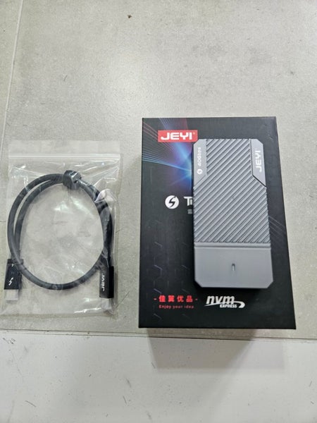 Thunderbolt 4 Enclosure M.2 Nvme SSD USB4 40Gbp/s JEYI Brand New (0513) - GreshamTech