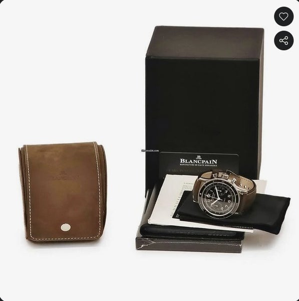 Blancpain Air Command Watches AC01-1130-63A Air Command Flyback Watch Like New - GreshamTech