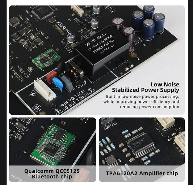 SMSL S.M.S.L Audio DO300EX Audio high fidelity DAC DAP AK4499 Amplifier New - GreshamTech