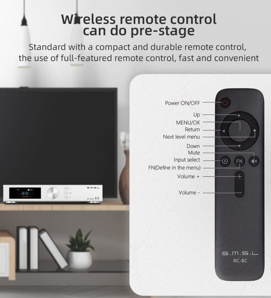 SMSL S.M.S.L Audio D400ES / D400 ES Audio high fidelity DAC DAP ES9039MSPRO - GreshamTech