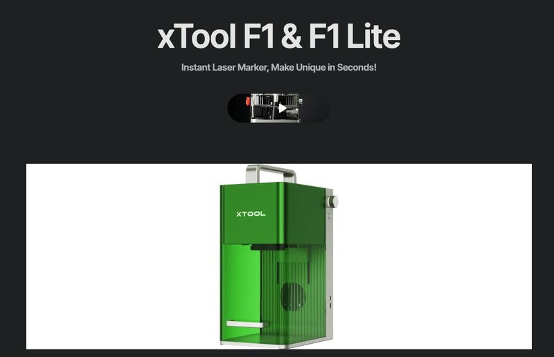 xTool F1 Lite / F1 Portable and High Speed Laser Engraver Brand New - GreshamTech