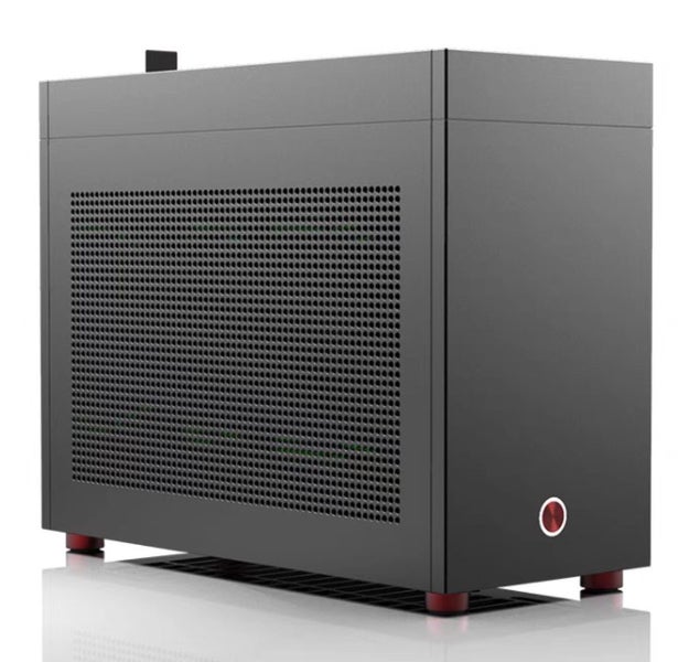 iTX case II-33 CNC Silver / Grey Brand New 318mm GPU and 52mm CPU aluminum - GreshamTech