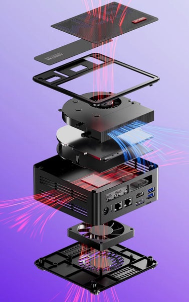 GEM12 Max MiniPC AMD 8745HS 32GB + 1TB Brand New WIFI 6E BT5.1 USB4 Brand New - GreshamTech