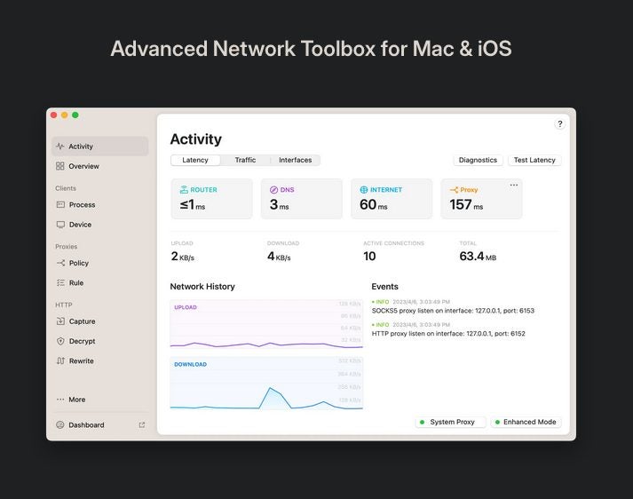 Surge Macos traffic control split tunnel software 1 device license - GreshamTech