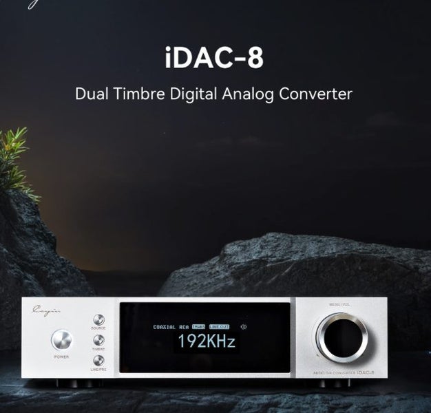 Cayin IDAC-8 Dual Timbre DAC Vacuum Tube AK4499x2 888 SET Brand New - GreshamTech