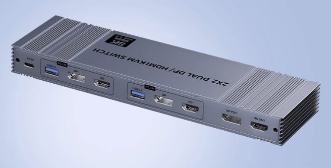 ULink KVM for Display and Mice Keyboard DP and HDMI 8K 60hz and 4K 144Hz New - GreshamTech