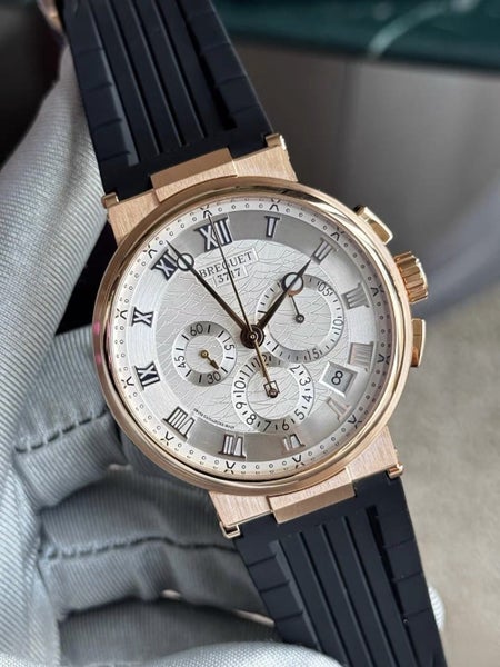 Breguet 5527BR/12/5WV Automatic Mens Watch 18K Gold Like New - GreshamTech