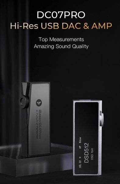 iBasso DC07pro Portable DAC/AMP music convertor 3.5 4.4 high fidelity Brand New - GreshamTech