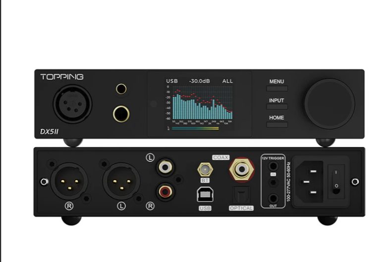 TOPPING DX5 II Dual ES9039Q2M DAC DAP & Headphone Player Brand New - GreshamTech