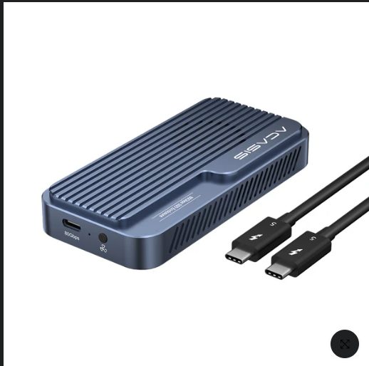 Thunderbolt 5 / TB5 Enclosure M.2 Nvme SSD USB5 / USB4 80Gbp/s Acasis Brand New - GreshamTech