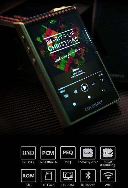 COLORFLY U8 portable DAC Darwin Player High fidelity DAP android Brand New - GreshamTech