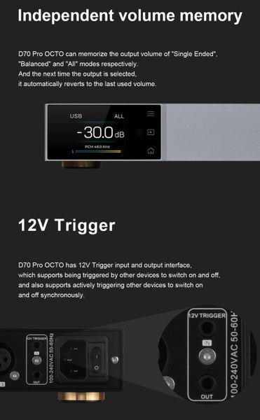 TOPPING D70 PRO OCTO CS43198x8 High fidelity Player Like New ex-demo - GreshamTech