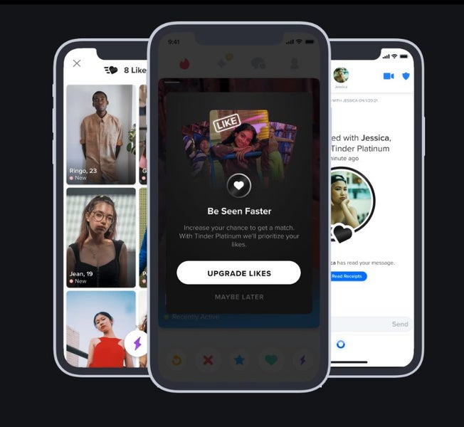 Tinder Platinum 6 Months license subscription social dating app iOS / Android - GreshamTech