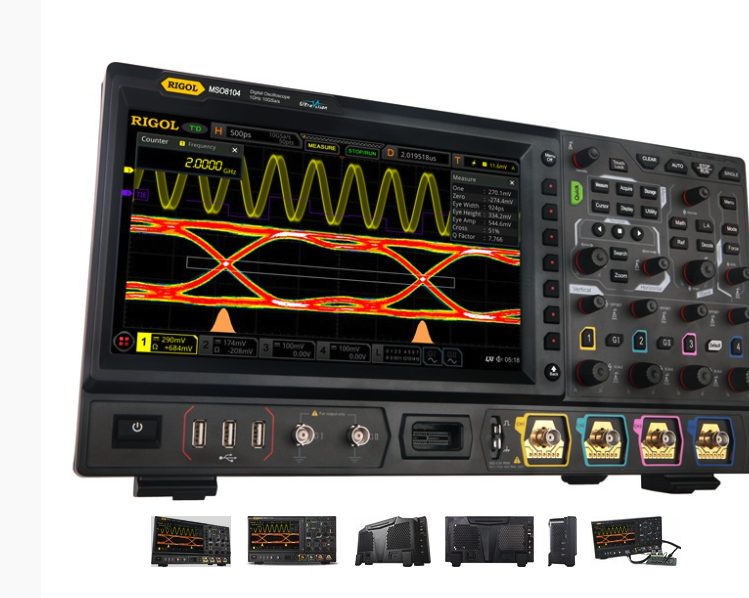 Rigol MSO8204 Oscilloscope 2Ghz, 4 Channels, 10Gsa/s Brand New - GreshamTech