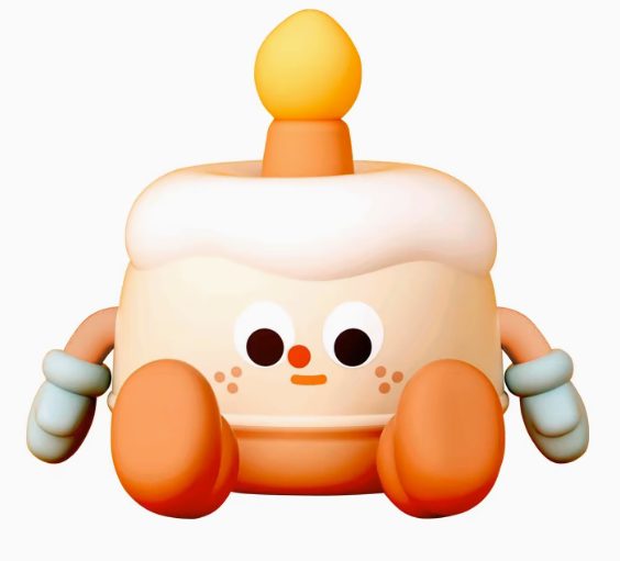 DASHING Birthday Cake LAMP Lovely Night Light Brand New - GreshamTech