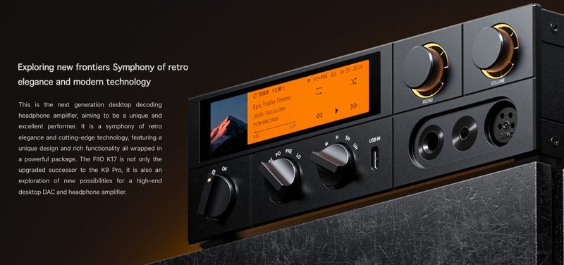 Fiio K17 Dual AK4499EX DAC DAP Music Player high fidelity DSD Brand New - GreshamTech