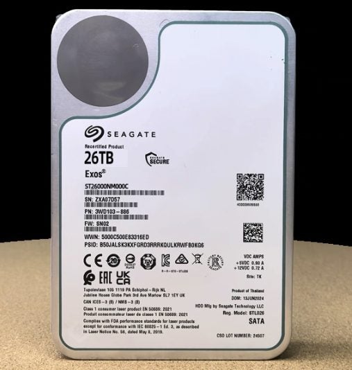 Seagate Hard Drive HDD 26TB 3.5 Enterprise Capacity SATA Brand New - GreshamTech