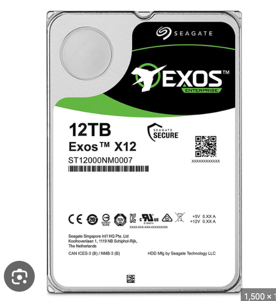 Seagate Hard Drive HDD 12TB 3.5 Enterprise Capacity SATA Brand New - GreshamTech