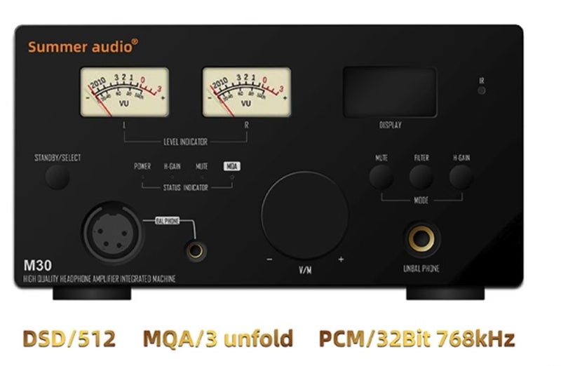 Summer Audio M30 ES9068A x2 DAC DAP and Headphone AMP MQA Brand New - GreshamTech