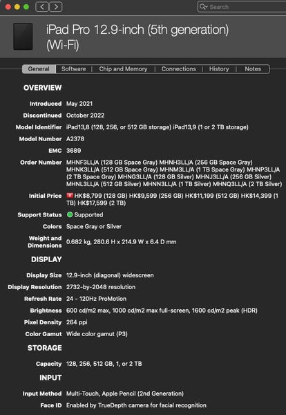 iPad Pro 12.9 5th Gen Screen LCD Full Assembly Brand New Original A2378 A2379 - GreshamTech