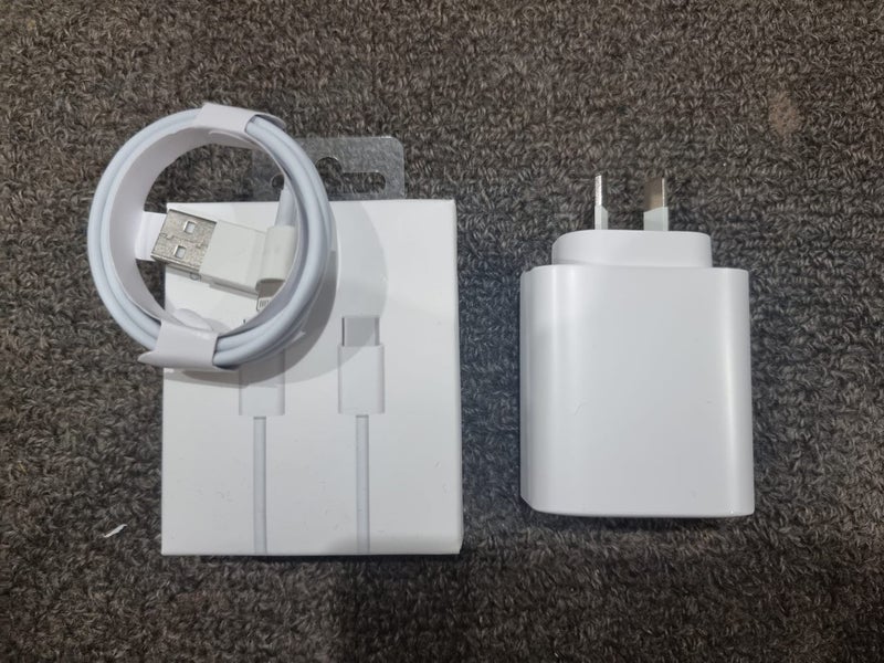 65W GaN Charger PD QC 2 Ports Portable Fast Charger small size with 2 cables 1m - GreshamTech