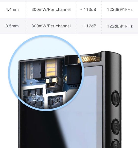 Lotoo Paw 6000 AK4493EQ Portable DAC DAP Music Player Brand New - GreshamTech