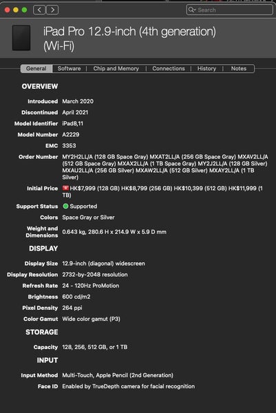 iPad Pro 12.9 3rd / 4th Gen Screen LCD Full Assembly Brand New Original A2229 - GreshamTech