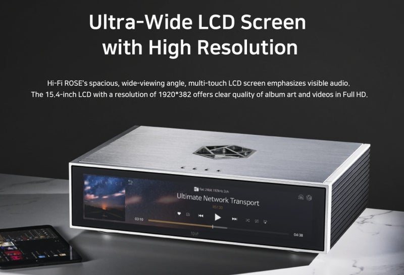 HiFi Rose RS130 DAC DAP high fidelity Streamer Digital Network Player Brand New - GreshamTech