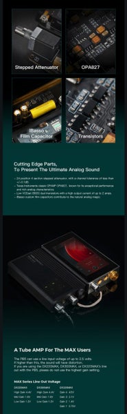 iBasso PB5 OSPREY Dual Nutube 6P1 Vacuum Balanced Tubes - GreshamTech